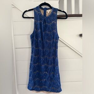 Lace and Nude Mini Dress (M)